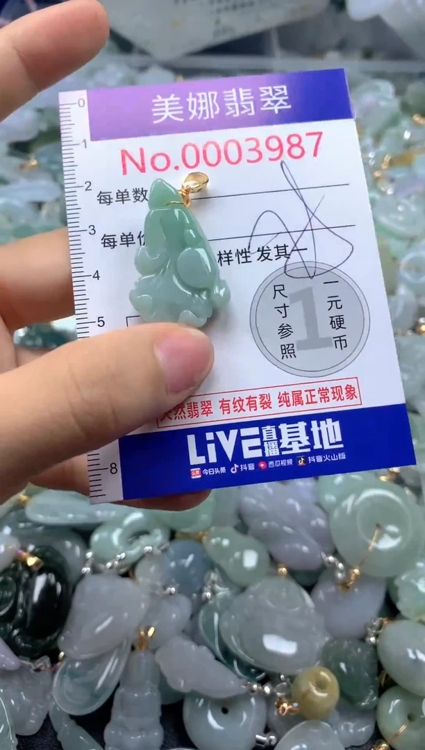 颈饰未镶嵌翡翠3987