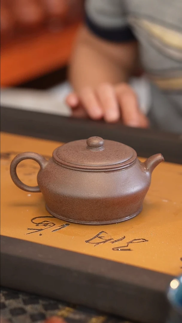 茶壶紫砂阳*。原矿手工制作
