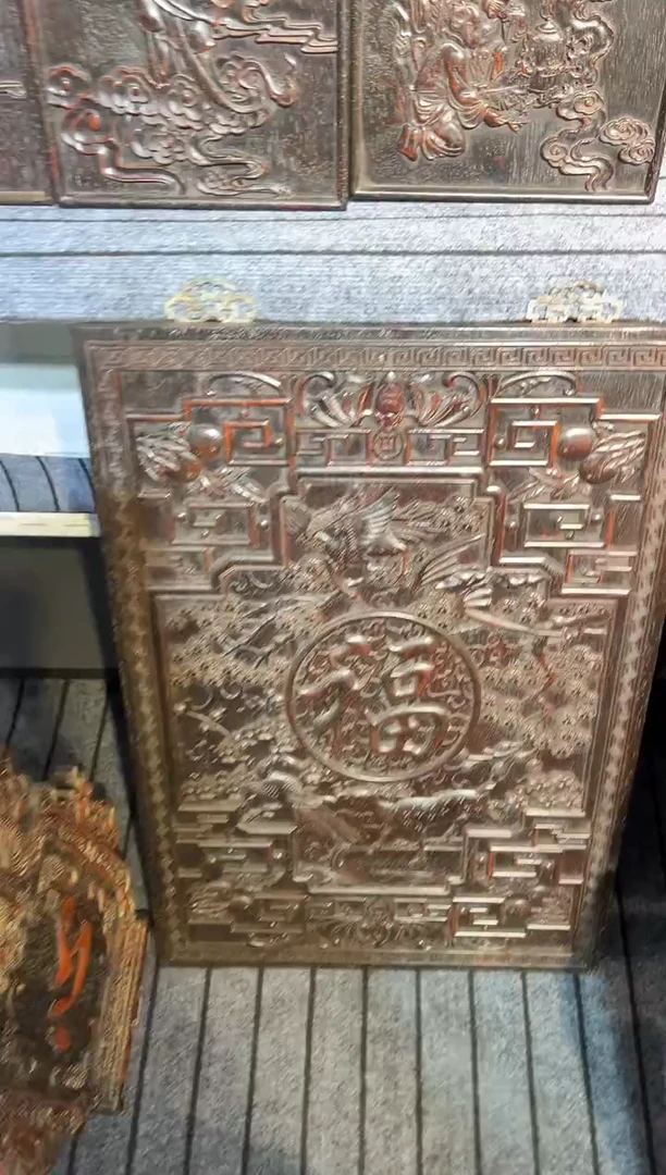 木紫檀雕刻一物一拍