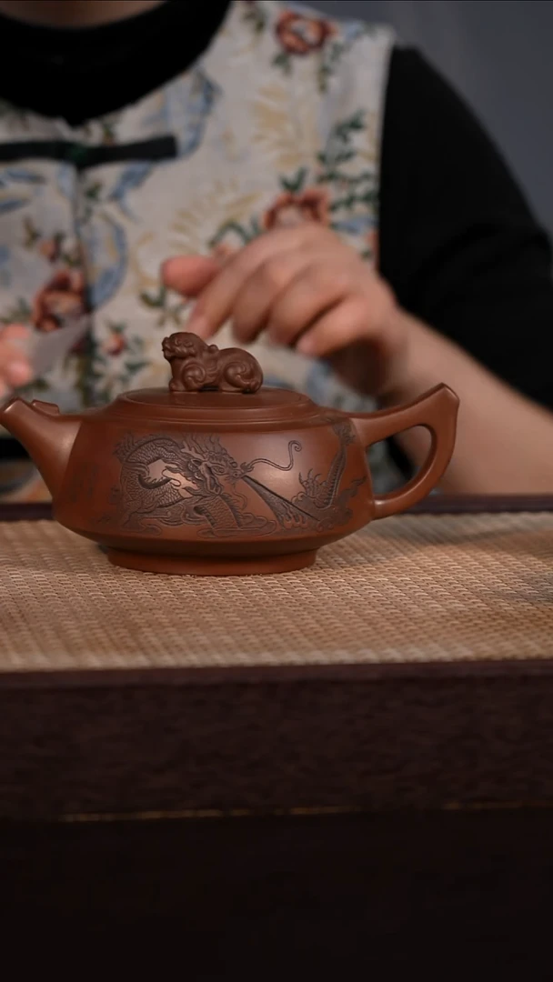 茶壶紫砂紫泥 500cc