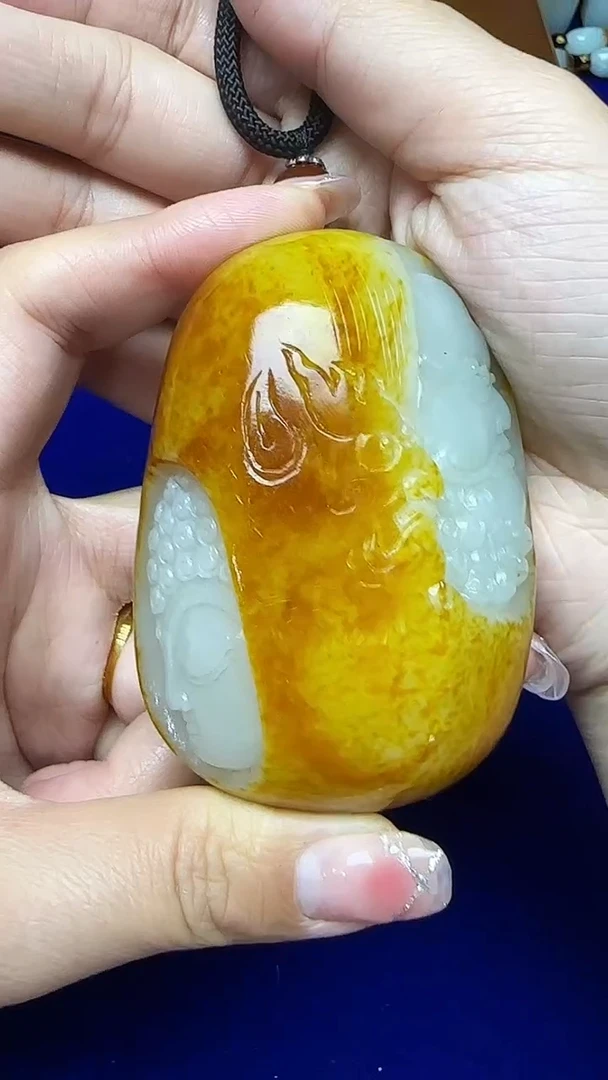 和田玉未镶嵌挂件1