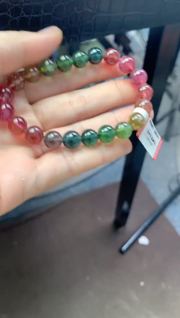 未镶嵌手串碧玺多样性发一条