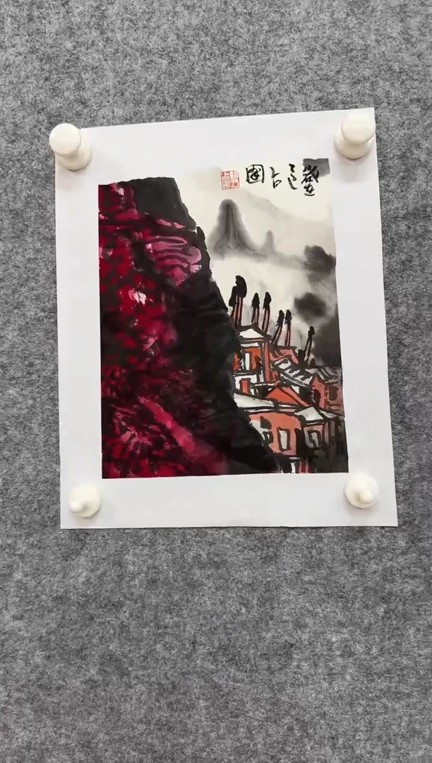 国画ST-JZP老师绘画作品