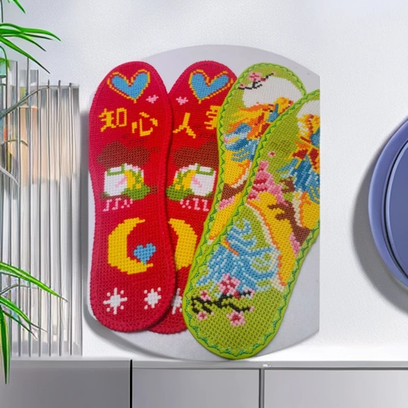 鞋垫农户纯手工鞋垫喜庆