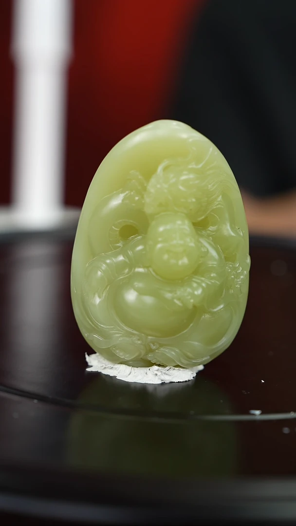 和田玉未镶嵌挂件（大雄）025