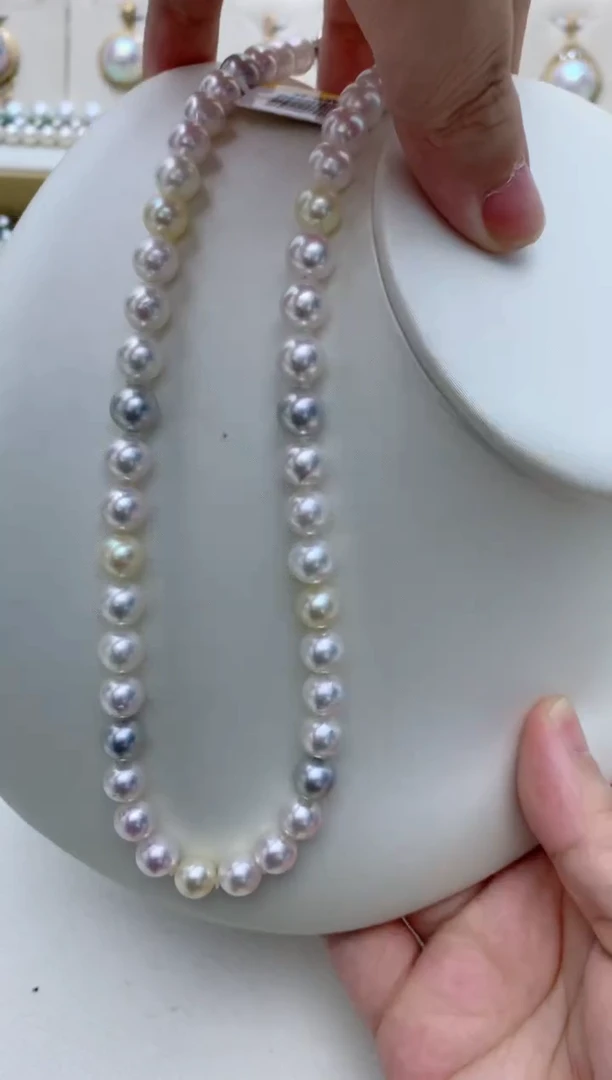 项链未镶嵌海水珍珠q12
