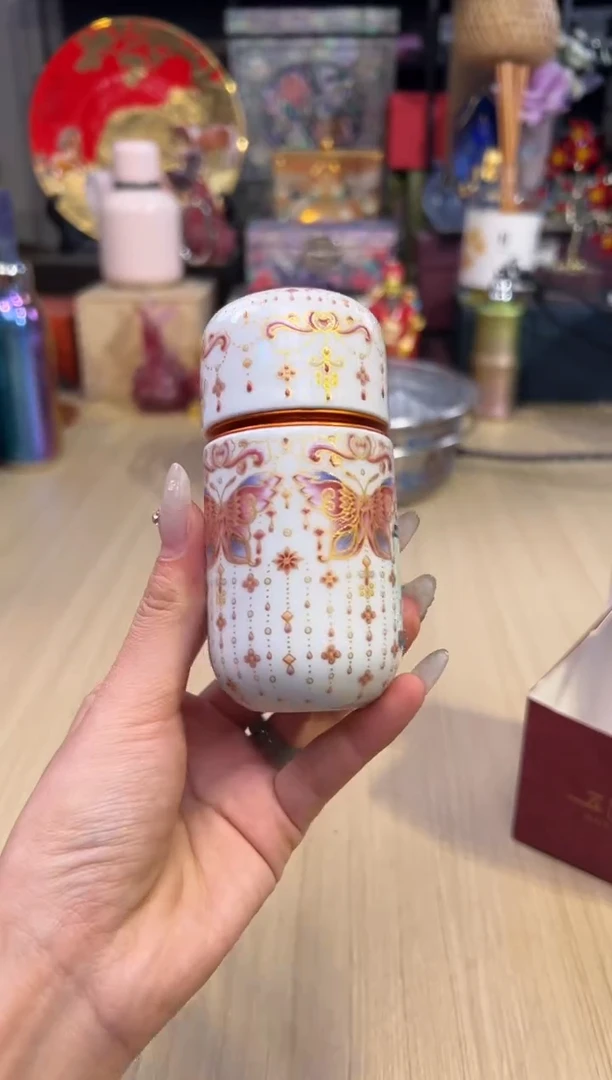 150梦蝶茶叶罐（小）