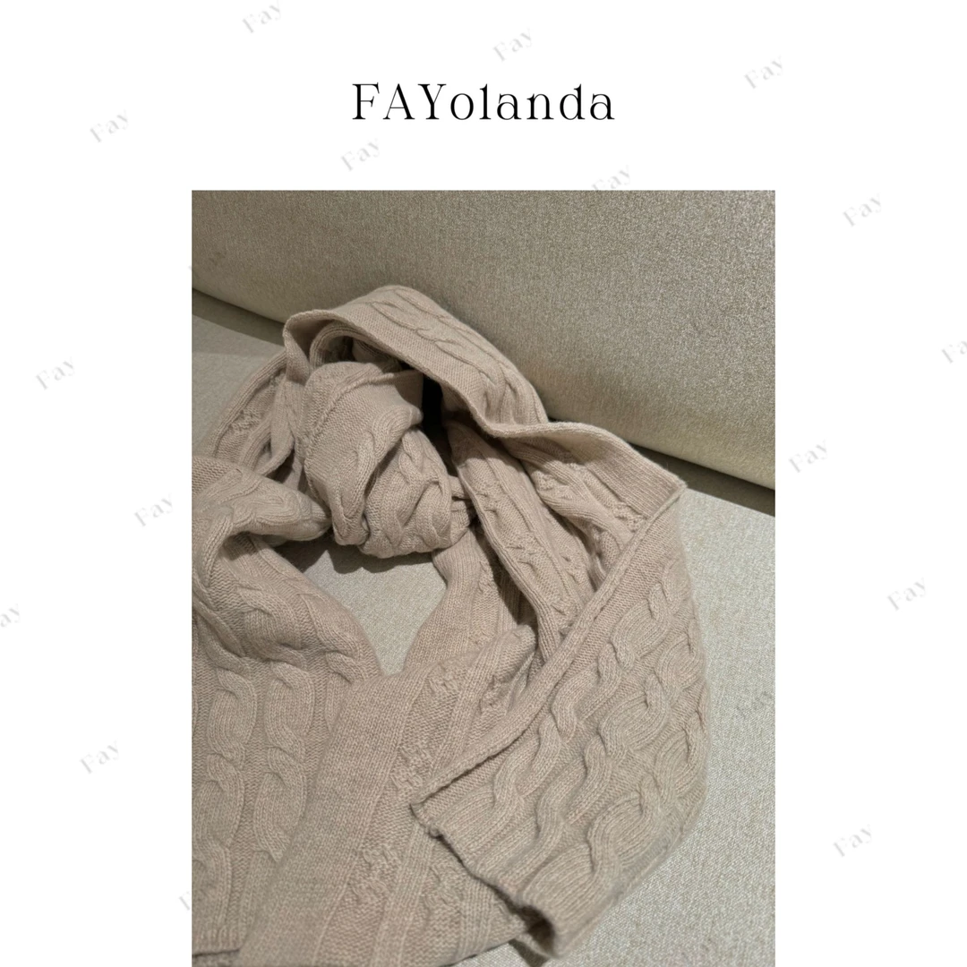 FAY | 满满麻花围巾 (2H1316)
