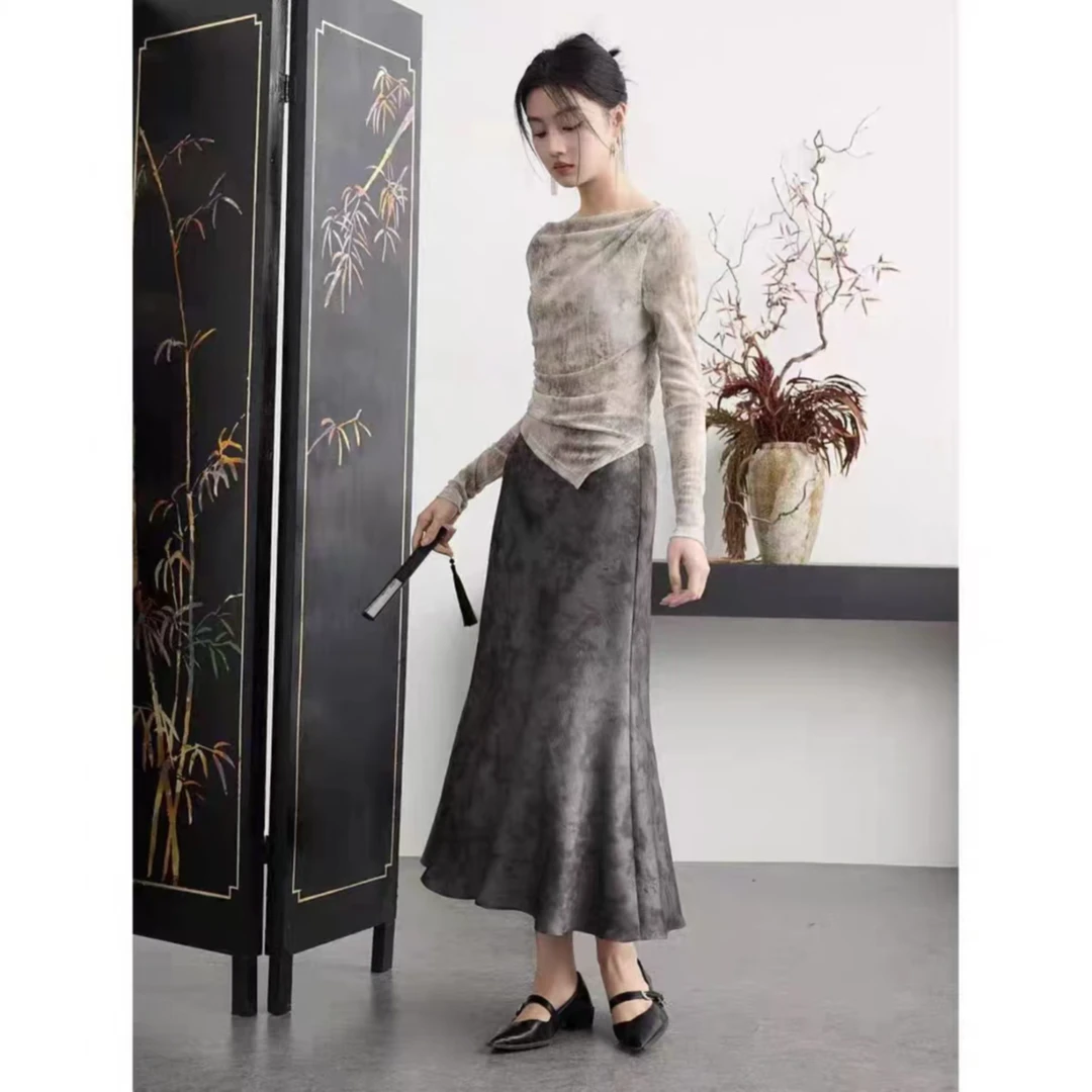 2025新款半身裙高级质感裙子8801#