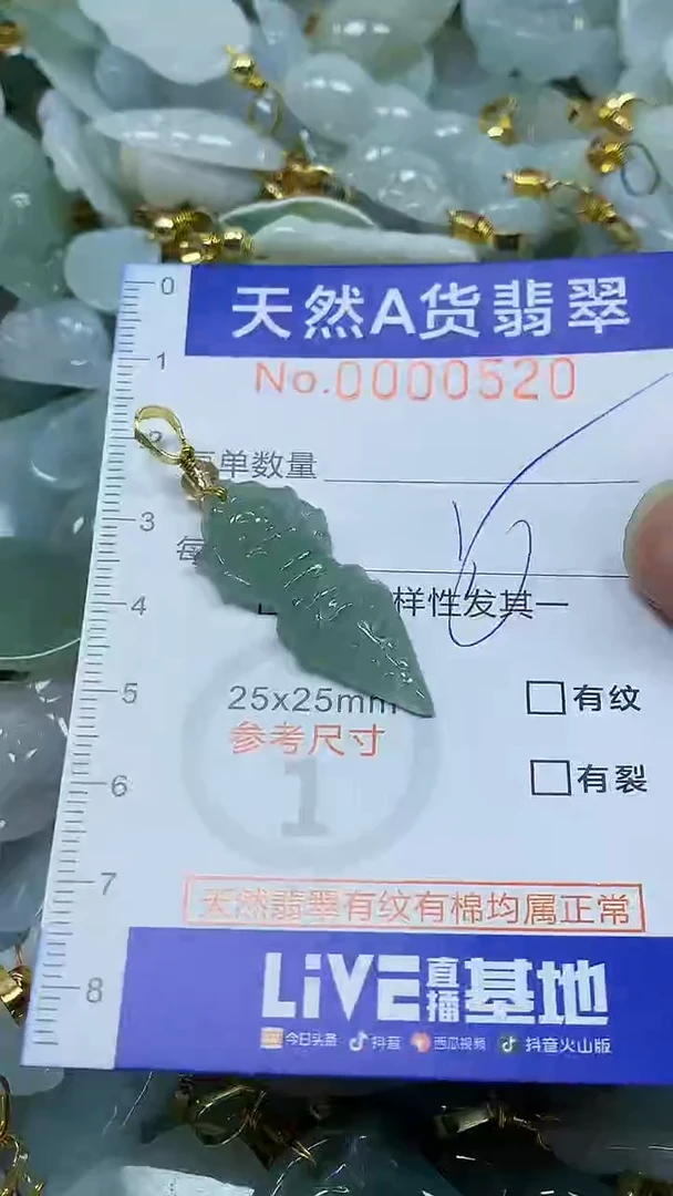 颈饰未镶嵌翡翠纯天然a货翡翠