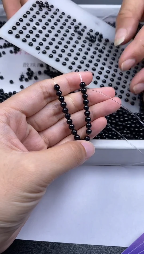 颈饰未镶嵌翡翠紫***?贞城散珠批发DIY编制