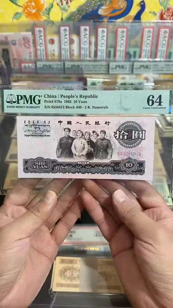 退市 全新拾元大团结 评级封装