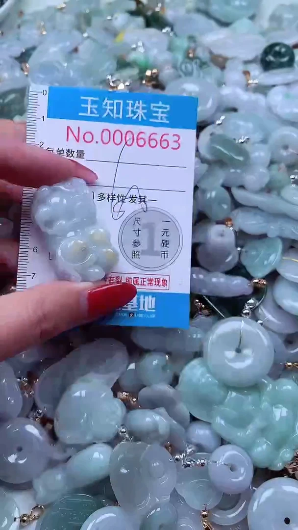 吊坠(不含链)未镶嵌翡翠6663