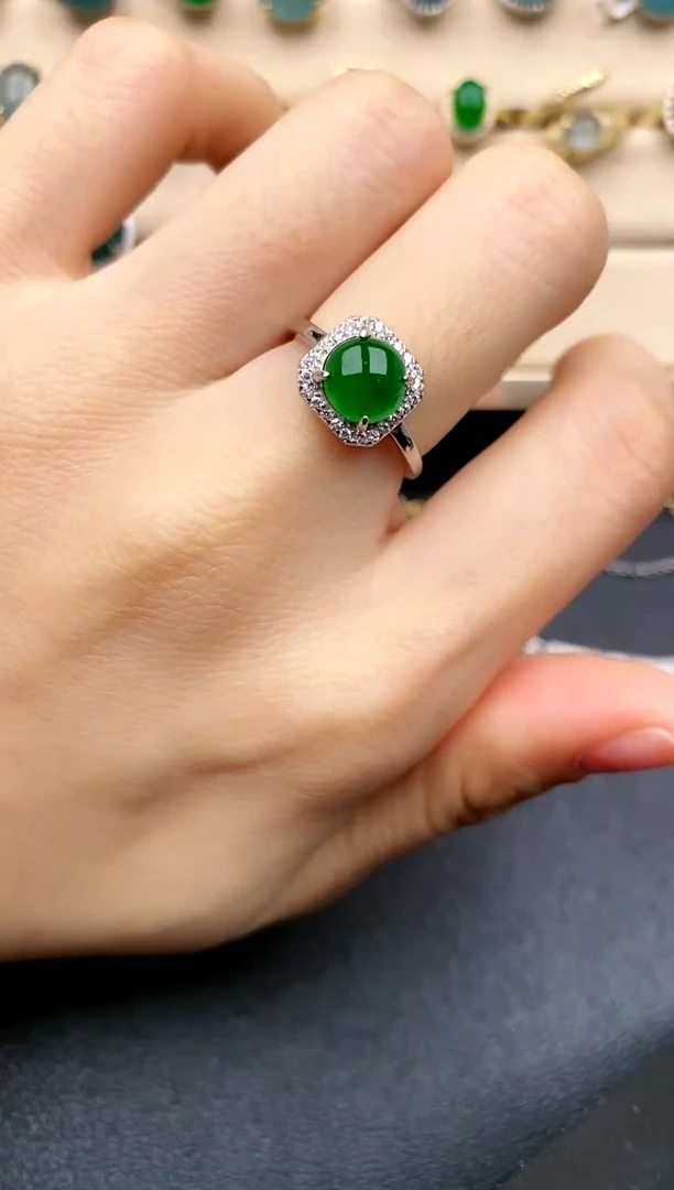 【闪购商品】翡翠戒指银S925镶嵌.....