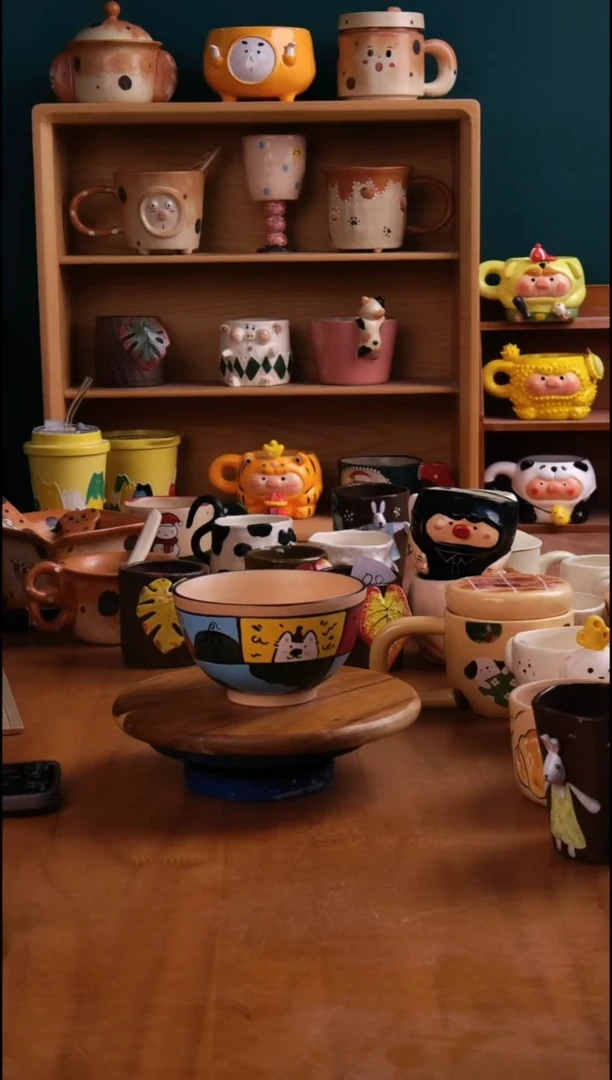 摆件陶景德镇原创手工陶瓷