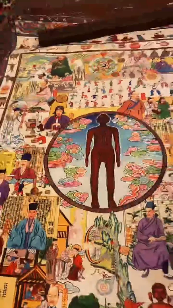 装裱画精美唐卡tk16033