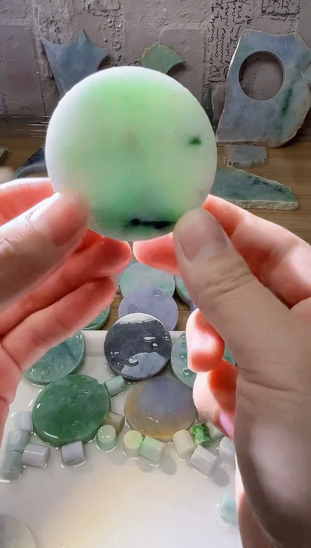 配石翡翠天然翡翠A货107