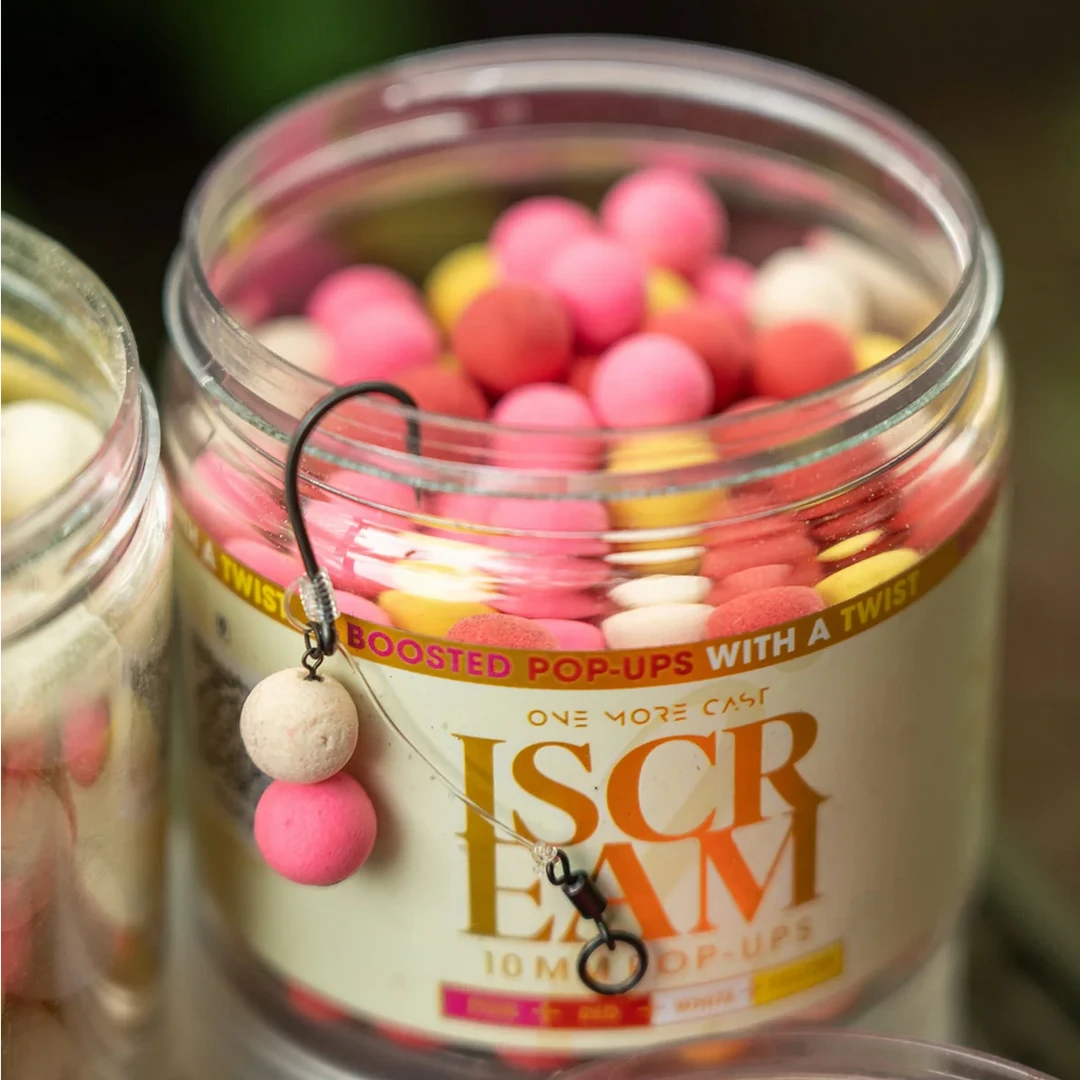 英国OMC iScream奶油坚果10mm混合四色弹出丸饵