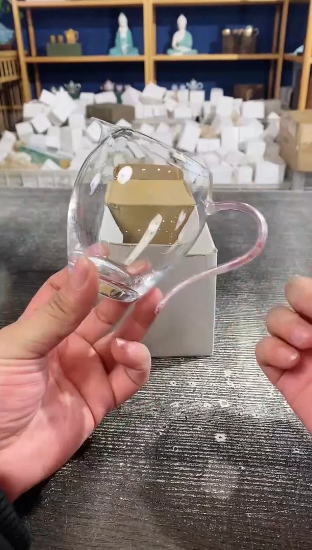【闪购商品】其他粉把玻璃公道杯