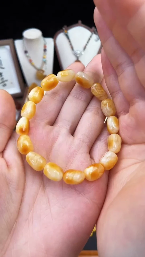 琥珀未镶嵌珠宝奇石柒月