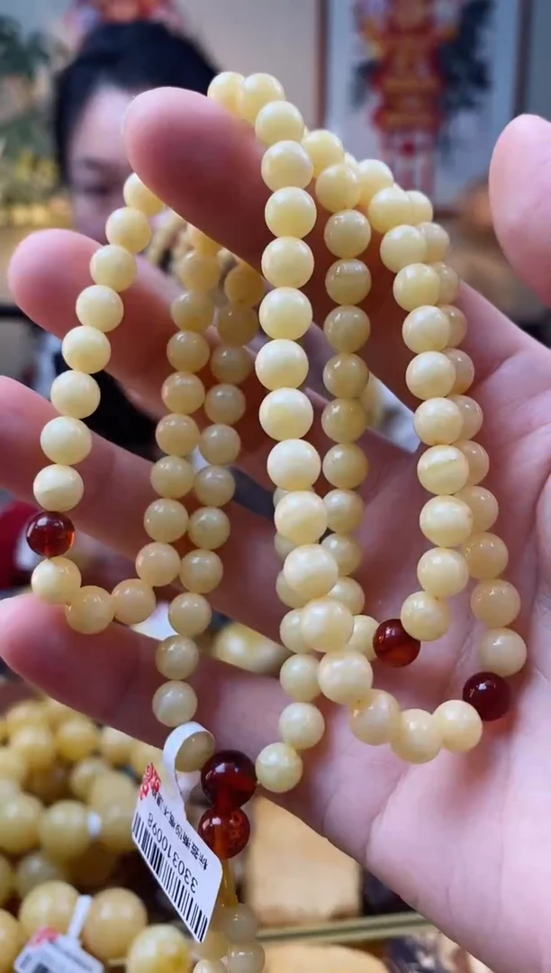 【闪购商品】蜜蜡颈饰未镶嵌项链