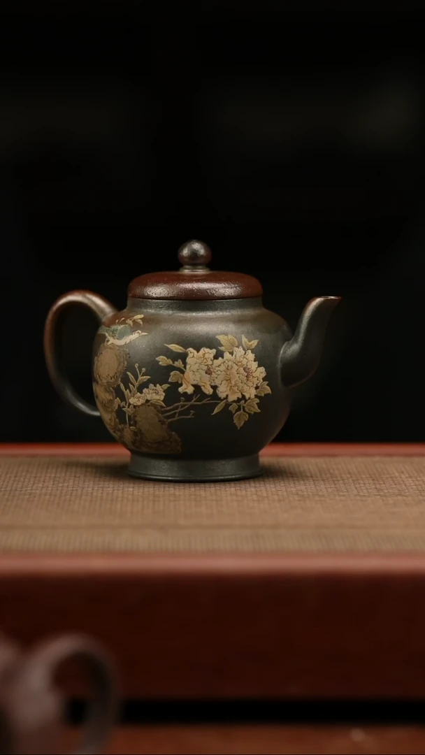 茶壶紫砂紫泥柴烧 南州高仕 220毫升