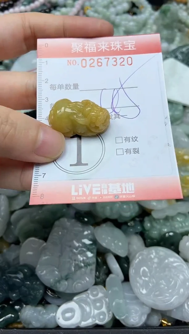 未镶嵌挂件翡翠闪购0267320