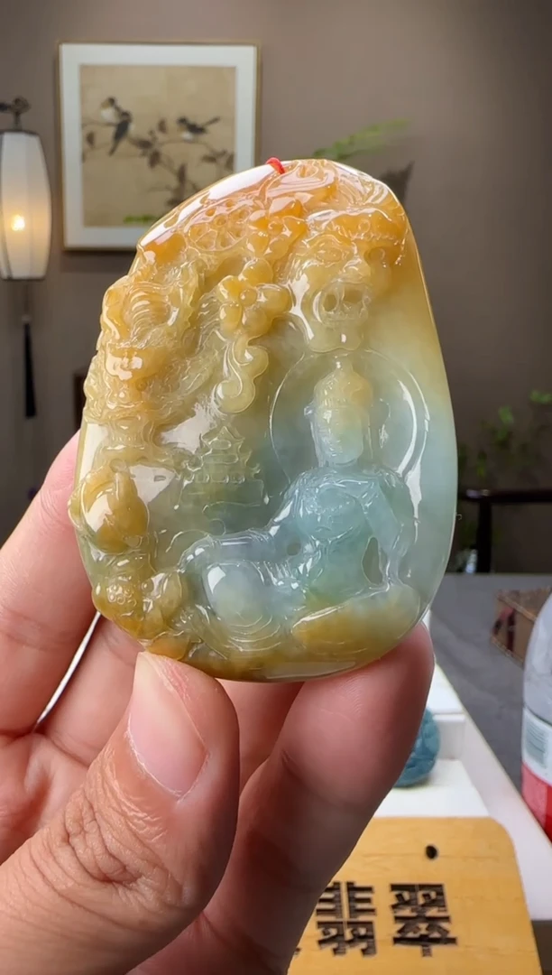 吊坠(不含链)未镶嵌翡翠AR@@960Q1J15706