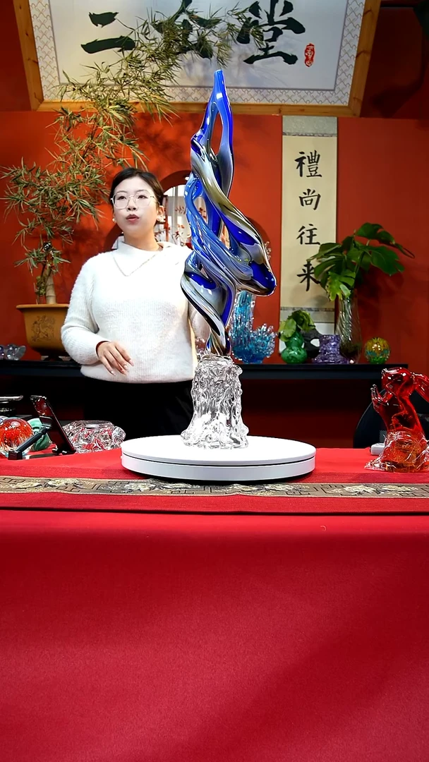 手工艺品琉璃艺术摆件