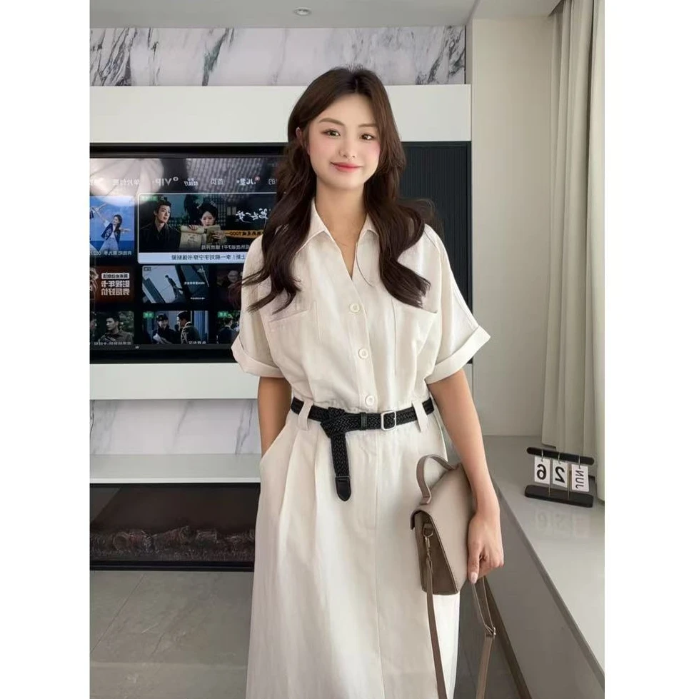 【喜番】棉麻连衣裙