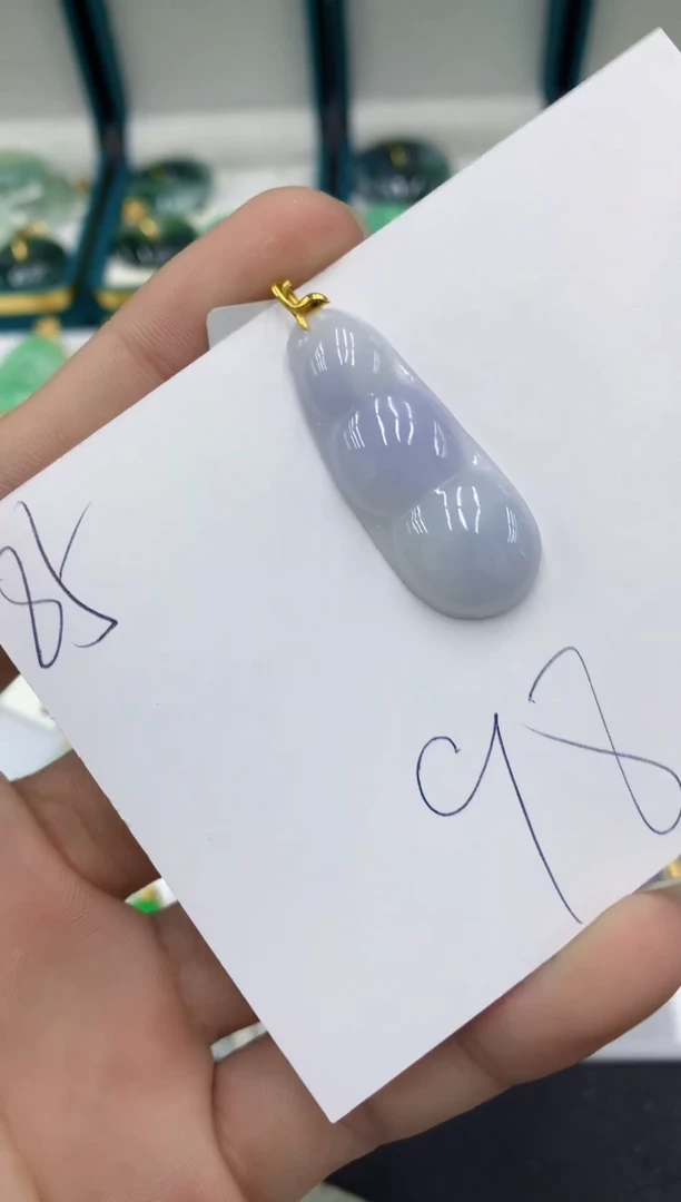 【闪购商品】翡翠颈饰18K金镶嵌翡翠