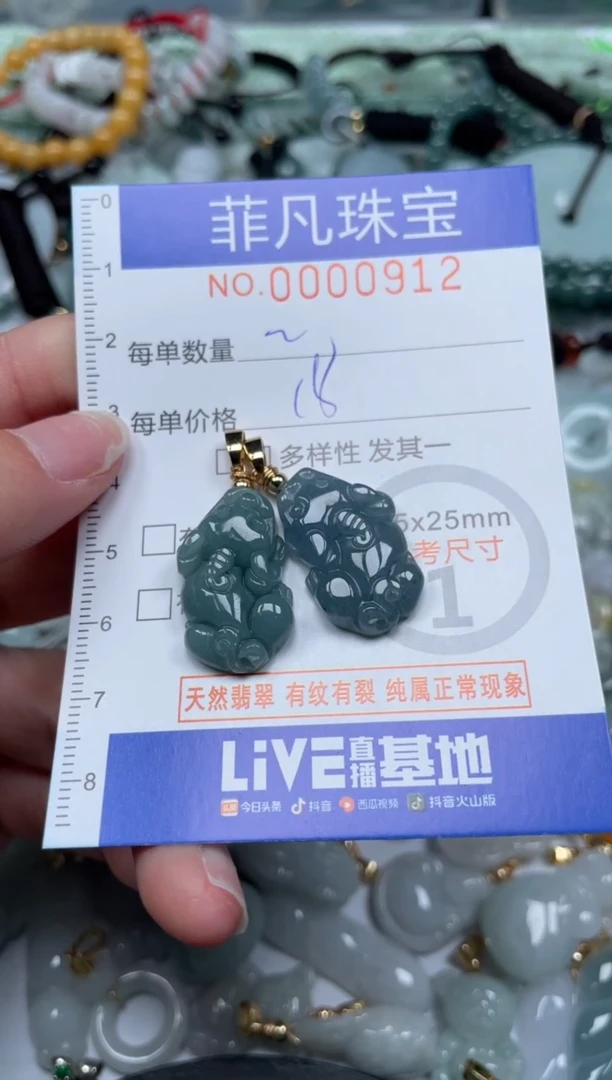 【闪购商品】翡翠颈饰未镶嵌00..0912