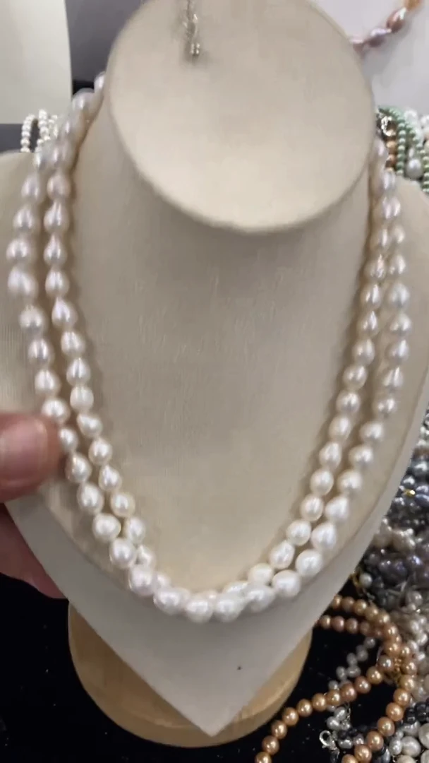 淡水珍珠未镶嵌项链1