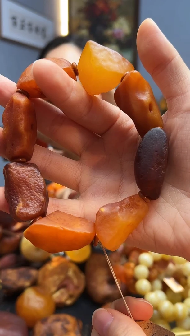 手链琥珀未镶嵌手串