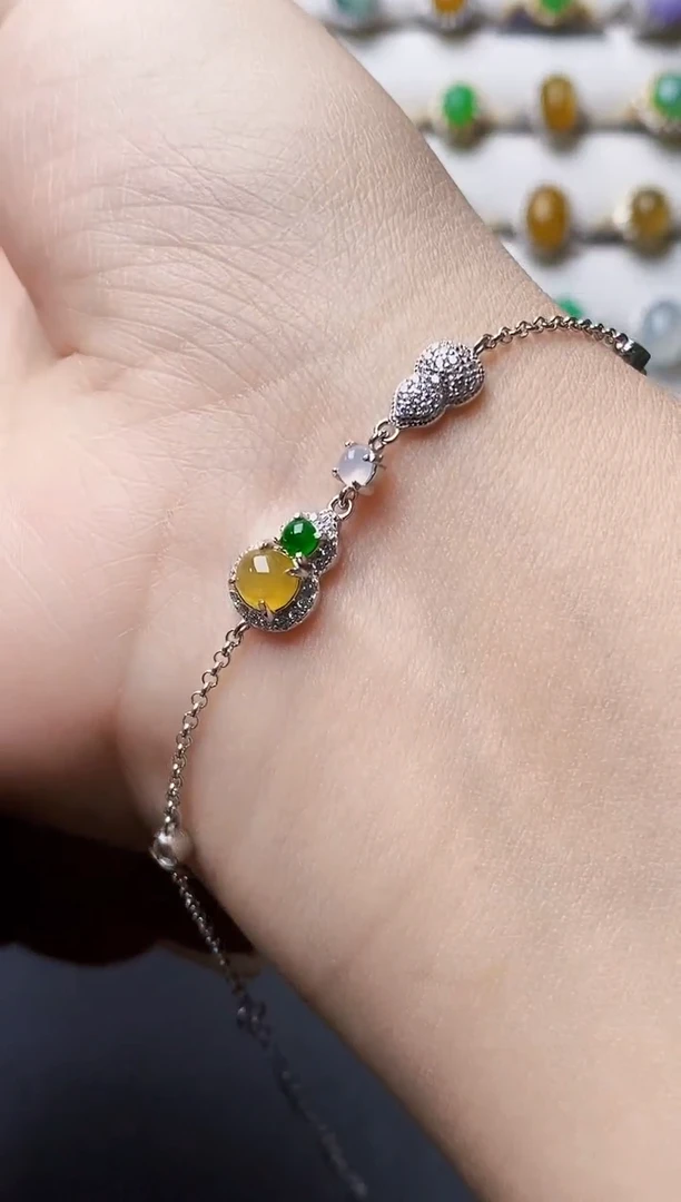 银S925镶嵌戒指翡翠4163