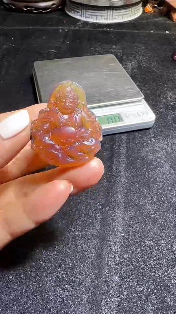 琥珀颈饰未镶嵌69