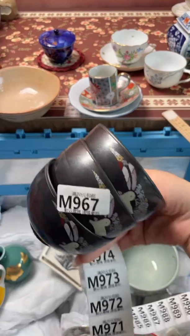 瓷片小*朵瓷器瓷器M967