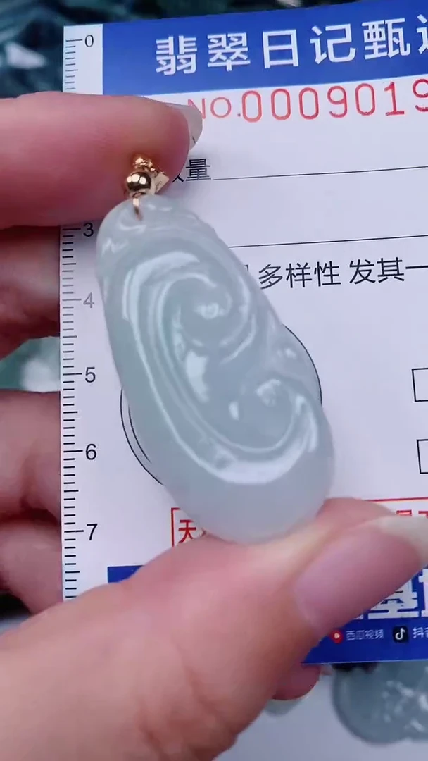 翡翠未镶嵌颈饰00009019