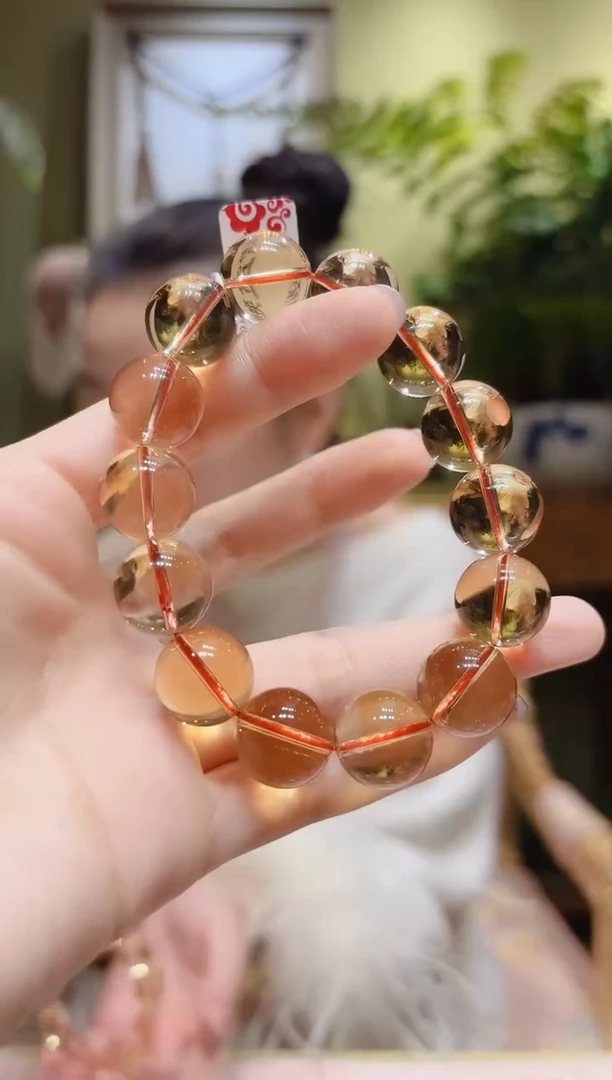 【闪购商品】水晶手串未镶嵌黄水晶手串14.6Y