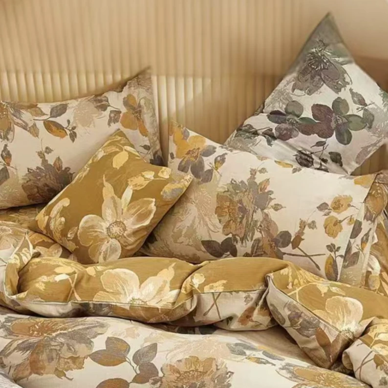 枕套 云慕 纯棉双层纱椰壳扣 一对装