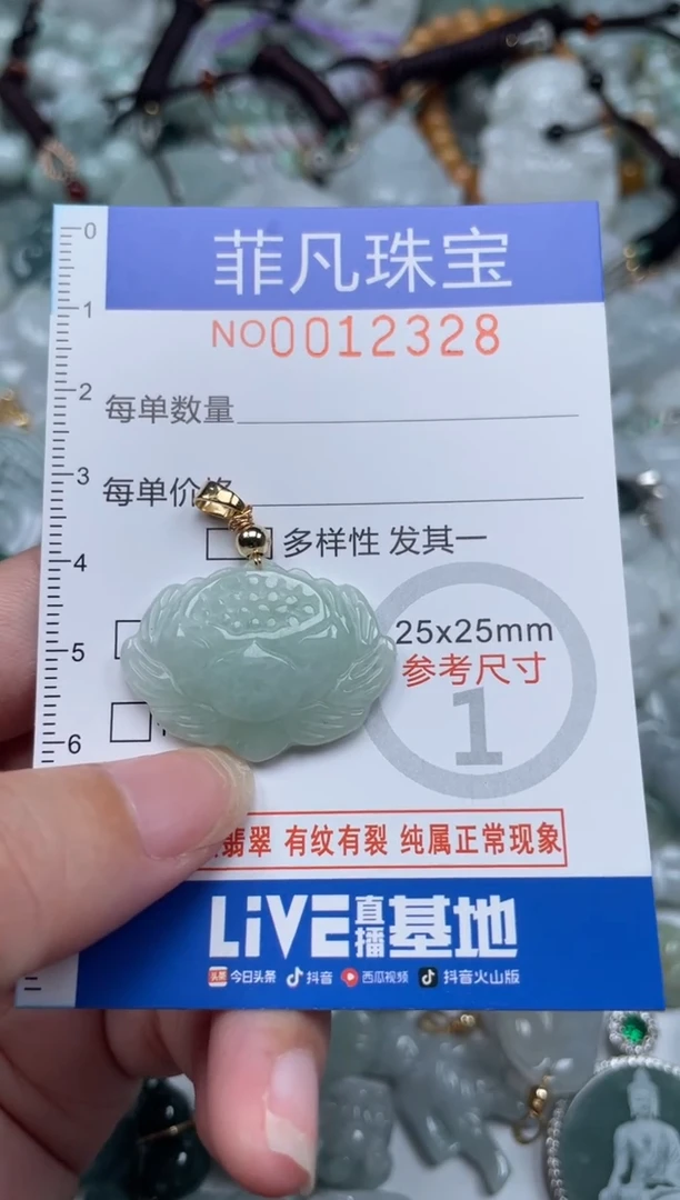 颈饰未镶嵌翡翠12328