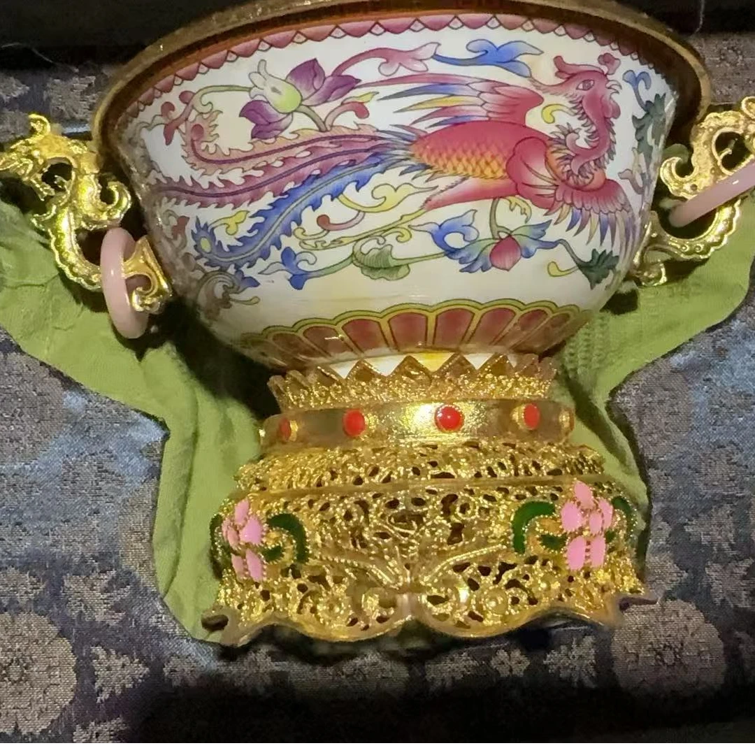 精品摆件好漂亮黄瓷碗99
