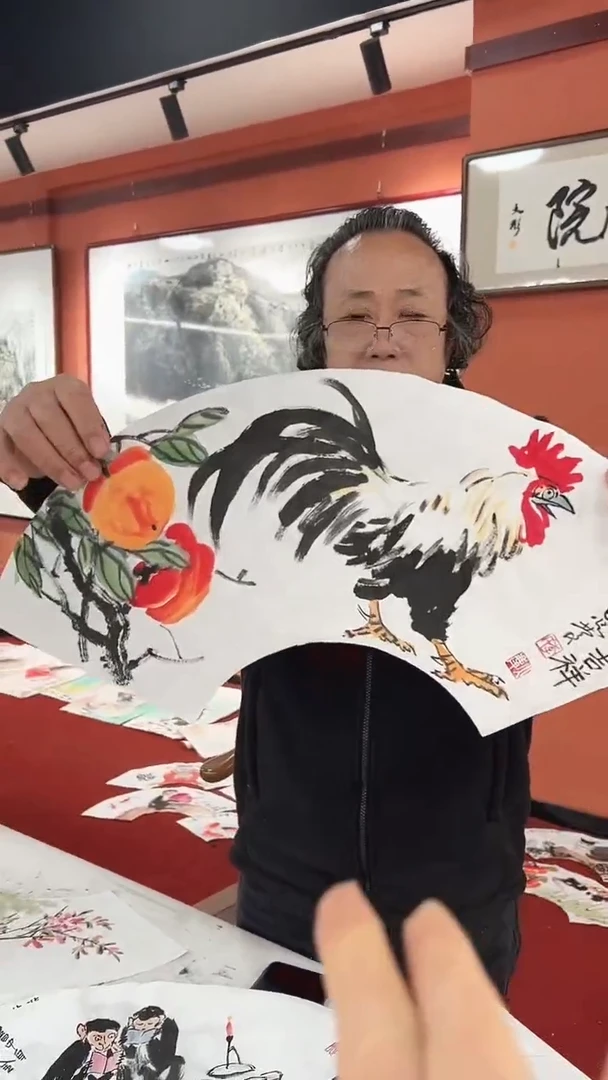 国画李火庆/国画/花鸟