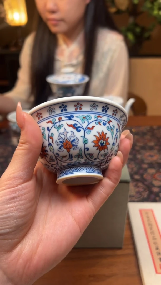 瓷片 涂杏花