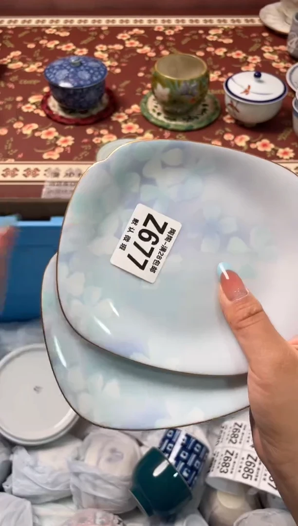 瓷片小*子瓷器瓷器Z677