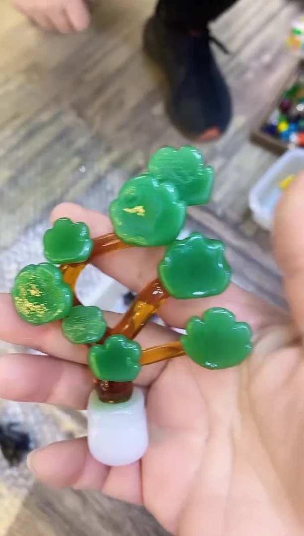 【闪购商品】琉璃手工艺品大树