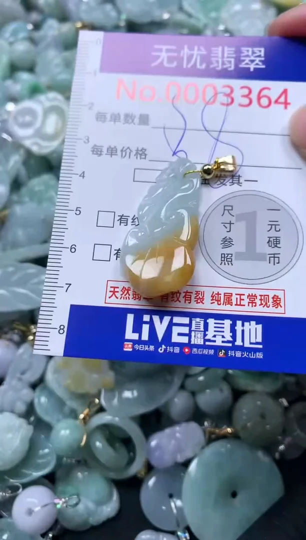 颈饰未镶嵌翡翠3364