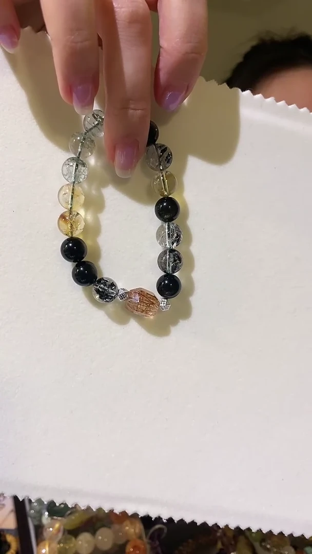 【闪购商品】水晶手链未镶嵌绿幽灵