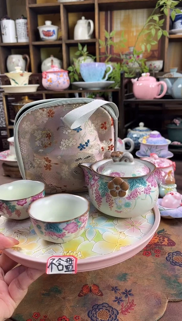 白汝 猪油冻  1壶2杯1个包包 不含盘