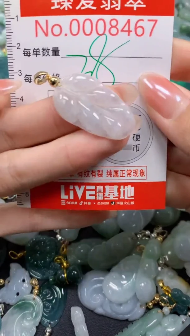 吊坠(不含链)未镶嵌翡翠8467